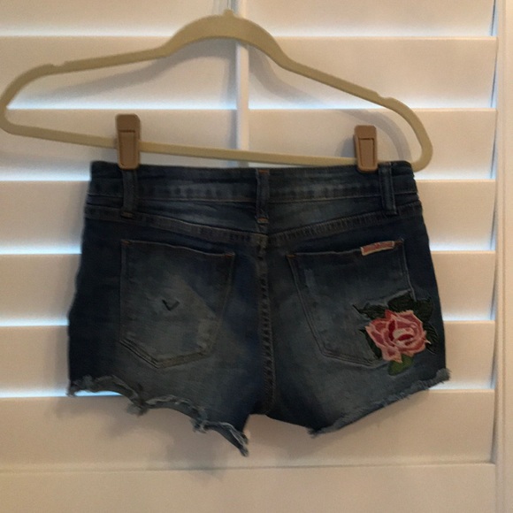 Embroidered Jean Shorts - Picture 2 of 2